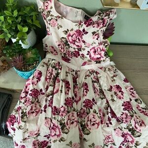 Lilt 6X Casual Girls Floral Dress